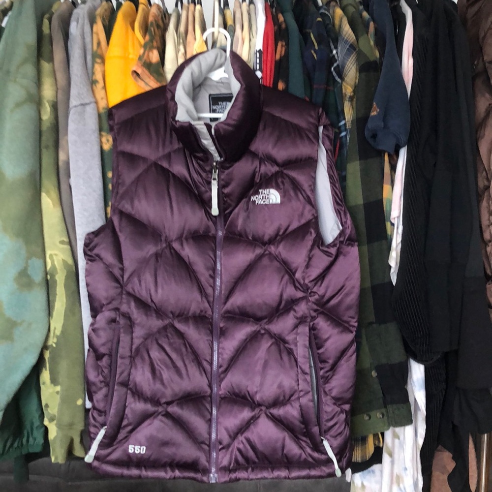 The North Face Purple Puffer Vest
